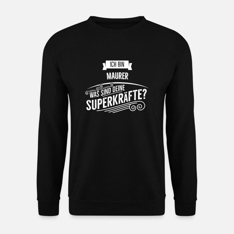 Maurer - Unisex Pullover - Schwarz