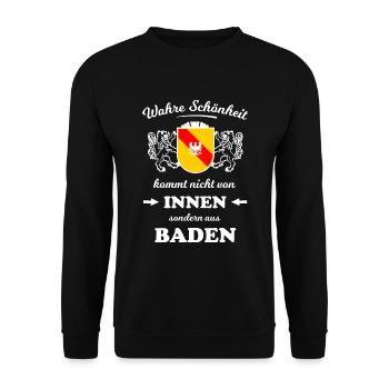 Beauté du Sud - Sweat-shirt Unisexe - noir - Devant - Alina (178cm) & Michal (187cm)