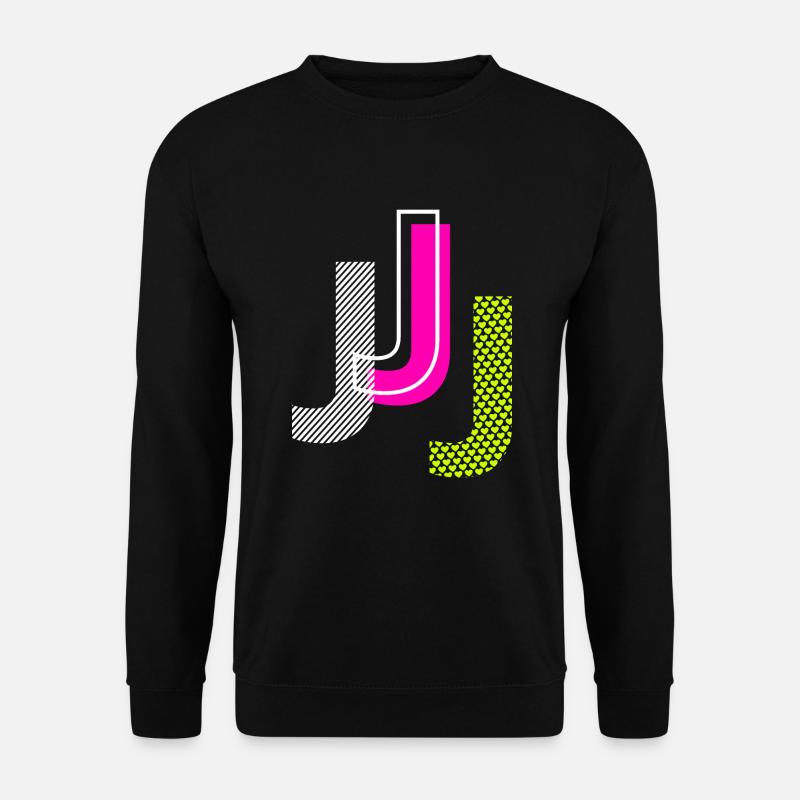 J Letter - Unisex Sweatshirt - black