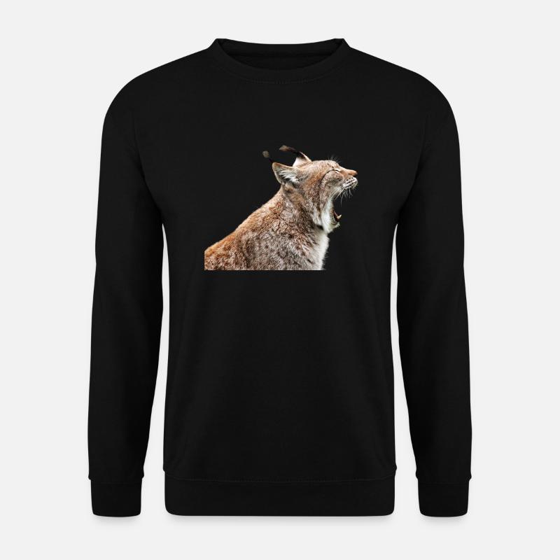 Linx chat chat lynx - Sweat-shirt Unisexe - noir