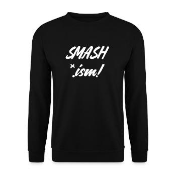 gegen jeden Totalitarismus - Unisex Pullover - Schwarz - Vorne - Alina (178cm) & Michal (187cm)