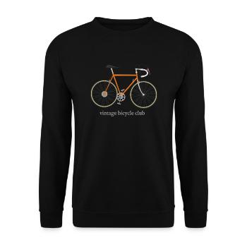 Vintage Bicycle Club - Sweat-shirt Unisexe - noir - Devant - Alina (178cm) & Michal (187cm)