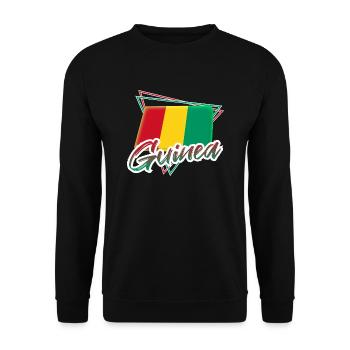 Guinée - Sweat-shirt Unisexe - noir - Devant - Alina (178cm) & Michal (187cm)