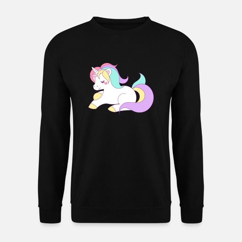 Einhorn - Unisex Pullover - Schwarz