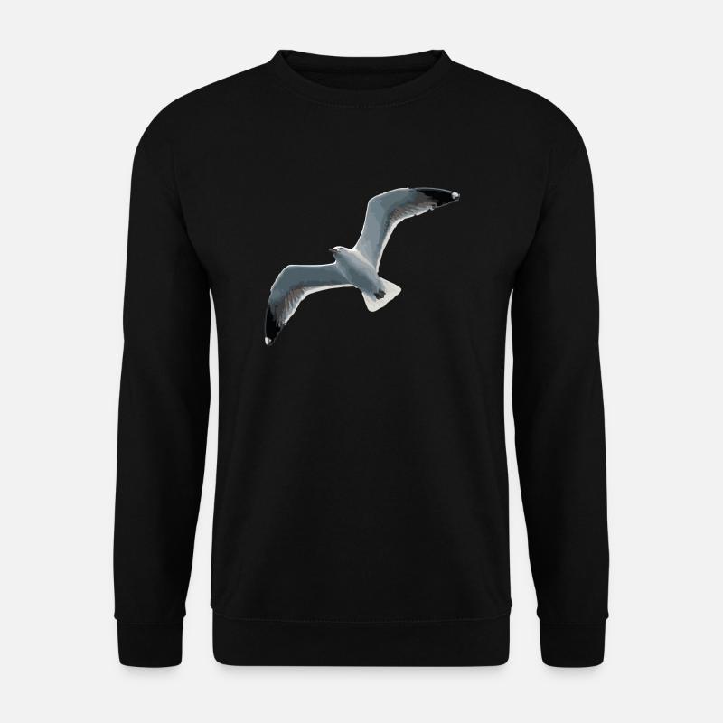 Seagull - Unisex Sweatshirt - black