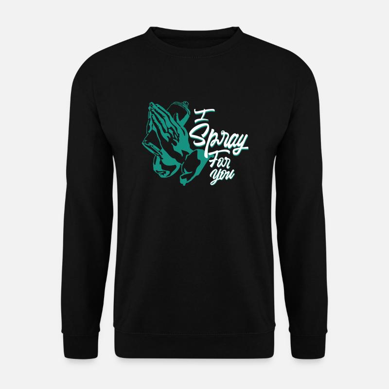 Graffiti spray straße tag Religion Hip-Hop-banksy - Unisex Pullover - Schwarz