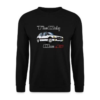 1,6 1984 1985 1986 Blanc - Sweat-shirt Unisexe - noir - Devant - Alina (178cm) & Michal (187cm)