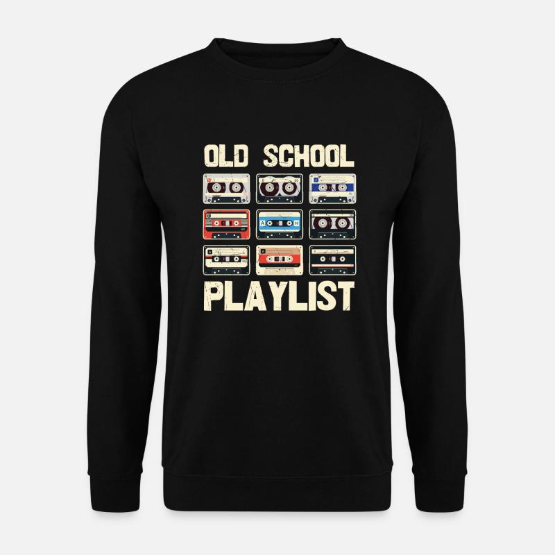 Retro Vintage 80er T-Shirt Lustig - Unisex Pullover - Schwarz