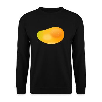 fruit mangue fruit nourriture saine idée cadeau frais - Sweat-shirt Unisexe - noir - Devant - Alina (178cm) & Michal (187cm)