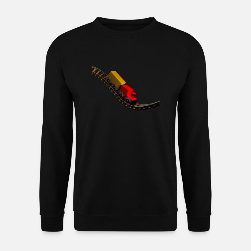 Spielzeugeisenbahn - Unisex Pullover - Schwarz