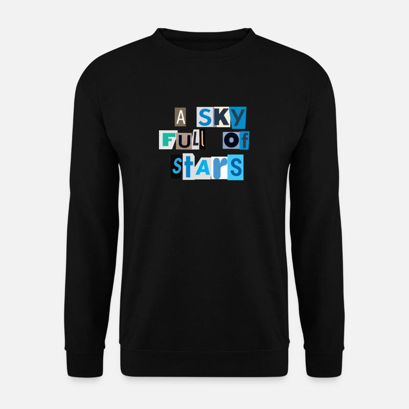 Ein Himmel voller Sterne - Unisex Pullover - Schwarz