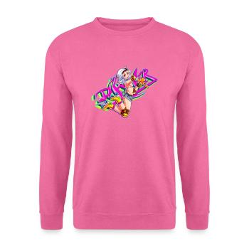 Rollschuhlaufen - Unisex Pullover - Pink - Vorne