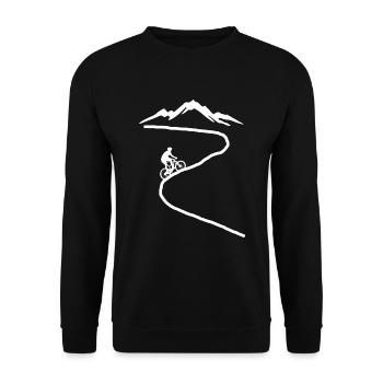 Cavaliers de montagne - Sweat-shirt Unisexe - noir - Devant - Alina (178cm) & Michal (187cm)