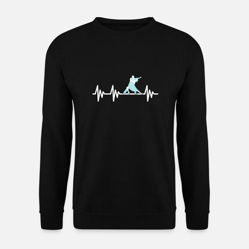 Tanzen Herzschlag Dancing Dancer Salsa - Unisex Pullover - Schwarz