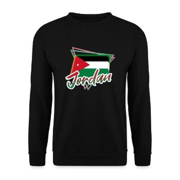 Jordanie - Sweat-shirt Unisexe - noir - Devant - Alina (178cm) & Michal (187cm)