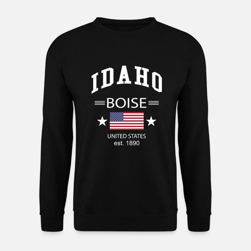 Idaho - Unisex Pullover - Schwarz