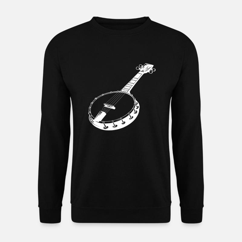 Dessin de banjo - Sweat-shirt Unisexe - noir