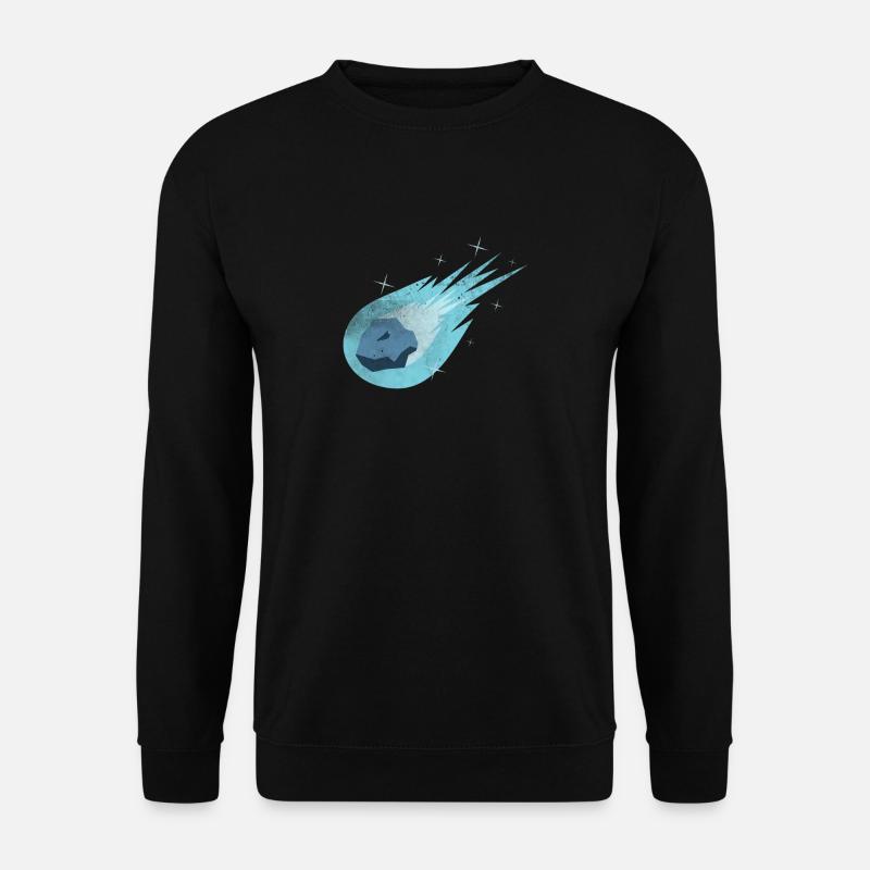 Comet comet gift asteroid universe rock - Unisex Sweatshirt - black