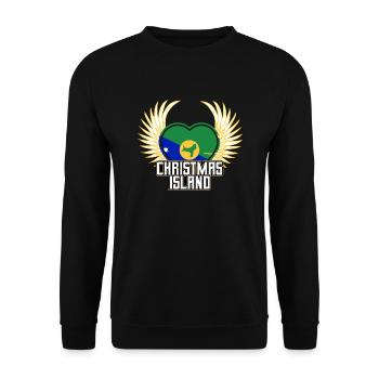Christmas Island - Unisex Sweatshirt - black - Front - Alina (178cm) & Michal (187cm)