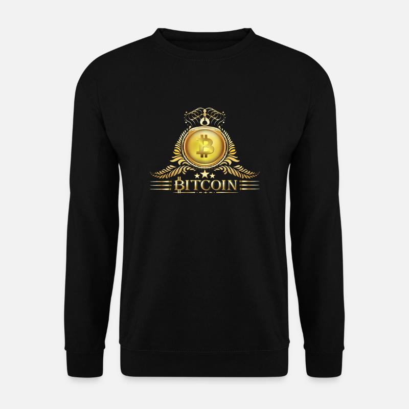 Bitcoin crown - Unisex Sweatshirt - black