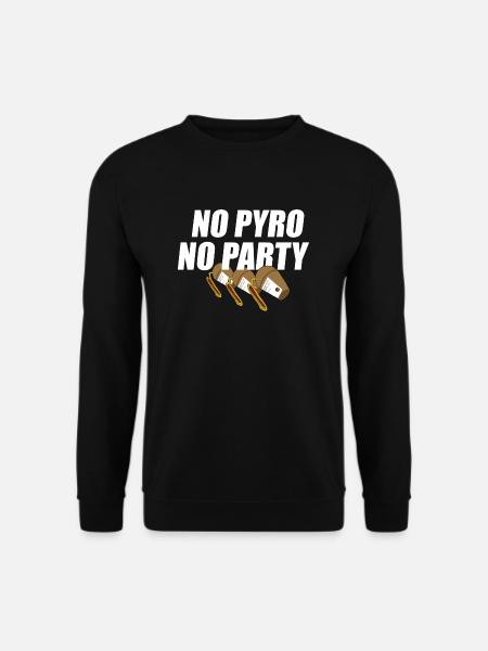 Fireworks No Pyro No Party Shell - Uniseks sweater - zwart