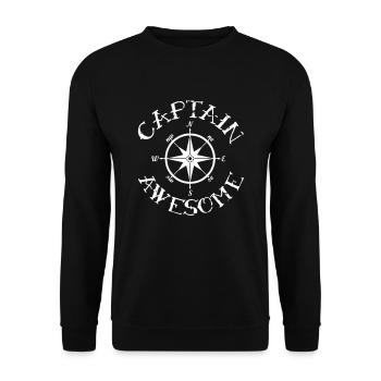 Nautical Sailor - Unisex Pullover - Schwarz - Vorne - Alina (178cm) & Michal (187cm)