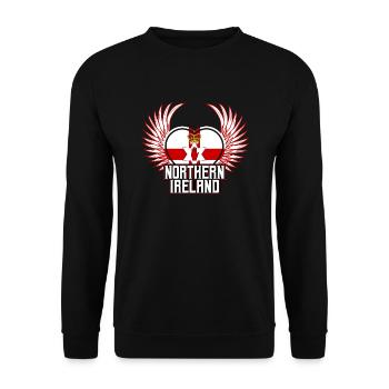 Irlande du Nord - Sweat-shirt Unisexe - noir - Devant - Alina (178cm) & Michal (187cm)
