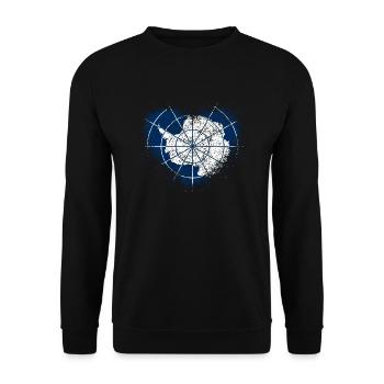Antarktis - Unisex Pullover - Schwarz - Vorne - Alina (178cm) & Michal (187cm)
