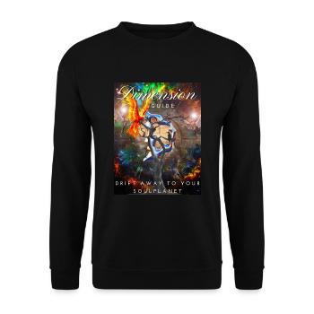 Dimension Guide - Unisex Pullover - Schwarz - Vorne - Alina (178cm) & Michal (187cm)
