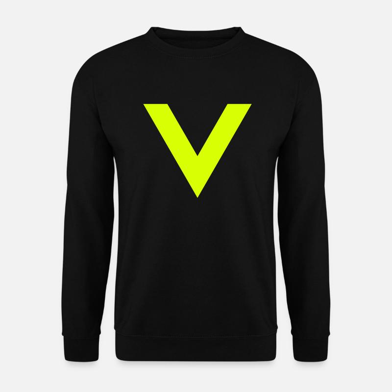 V - Unisex Sweatshirt - black