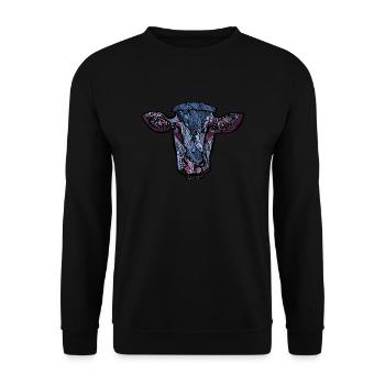 Ku - Sweat-shirt Unisexe - noir - Devant - Alina (178cm) & Michal (187cm)