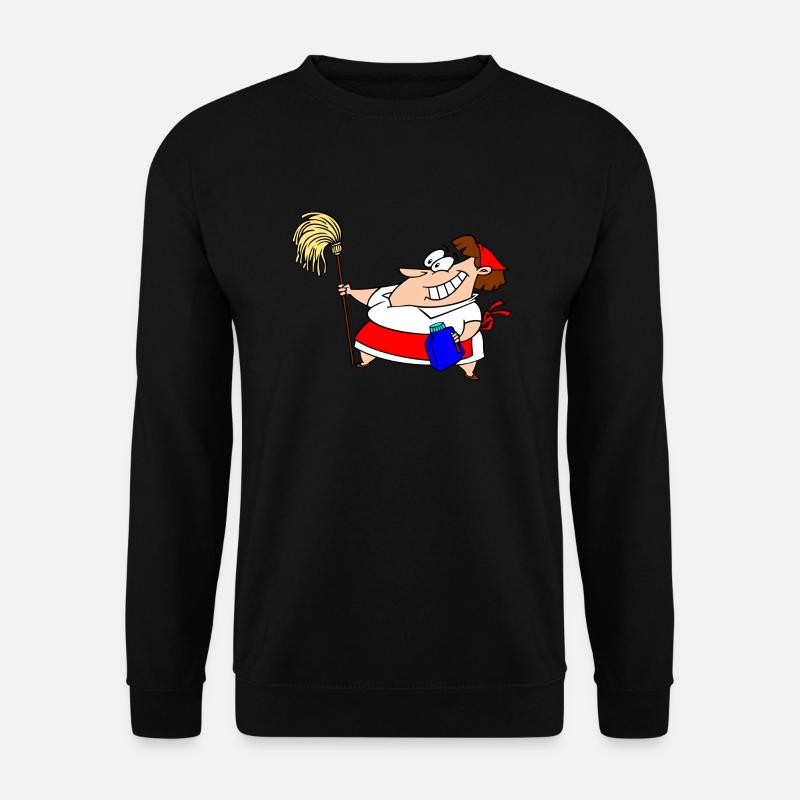 Putzfrau - Unisex Pullover - Schwarz