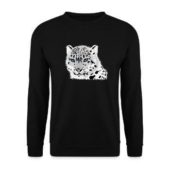 POLAR TIGER - Unisex Pullover - Schwarz - Vorne - Alina (178cm) & Michal (187cm)