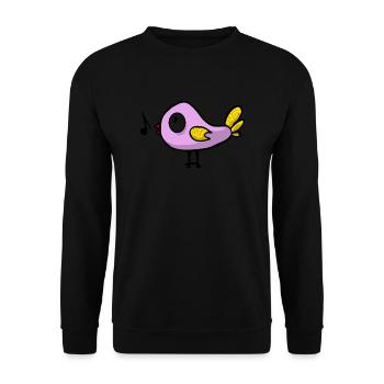 bird bird voegel animal animals7 - Unisex Sweatshirt - black - Front - Alina (178cm) & Michal (187cm)