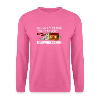 On peut acheter des feux d’artifice - Sweat-shirt Unisexe - rose - Devant