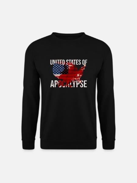 États-Unis d'Apocalypse - Sweat-shirt Unisexe - noir