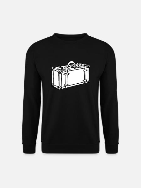backpack suitcase backpack bag briefcase121 - Unisex Sweatshirt - black