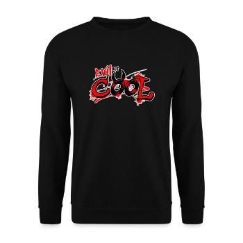 funny saying for men & women - Krampus GAG - Unisex Sweatshirt - black - Front - Alina (178cm) & Michal (187cm)