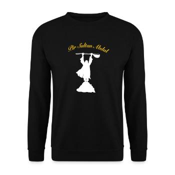 PIR SULTAN ABDAL - Unisex Pullover - Schwarz - Vorne - Alina (178cm) & Michal (187cm)