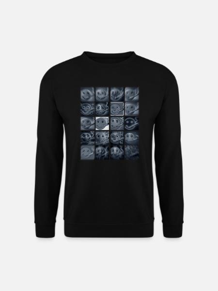 Smoking faces - Unisex Sweatshirt - black