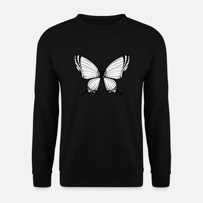 Schmetterling - Unisex Pullover - Schwarz