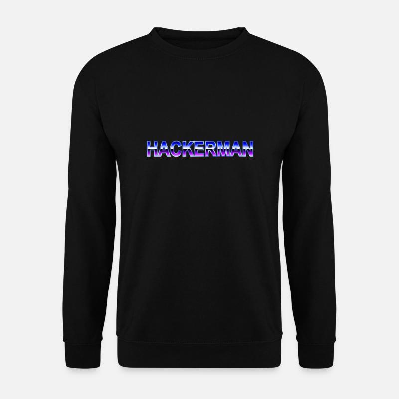 Hackerman - Unisex Pullover - Schwarz