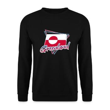 Groenland - Sweat-shirt Unisexe - noir - Devant - Alina (178cm) & Michal (187cm)