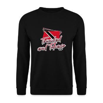 Trinité-et-Tobago - Sweat-shirt Unisexe - noir - Devant - Alina (178cm) & Michal (187cm)