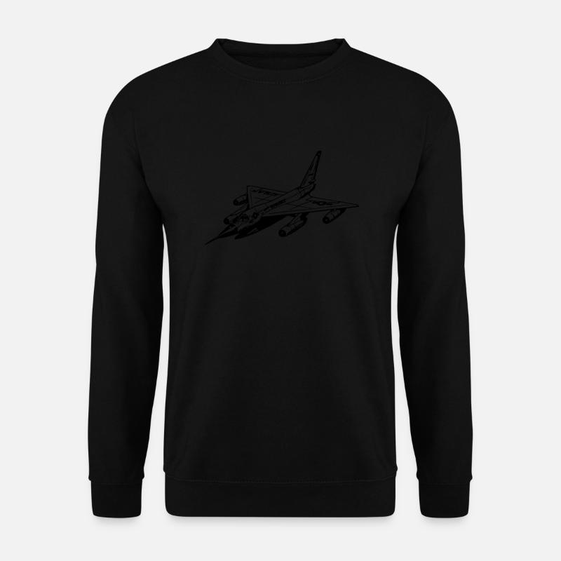 Kampfjet - Unisex Pullover - Schwarz