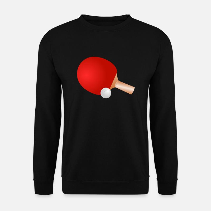 table tennis racket - Unisex Sweatshirt - black