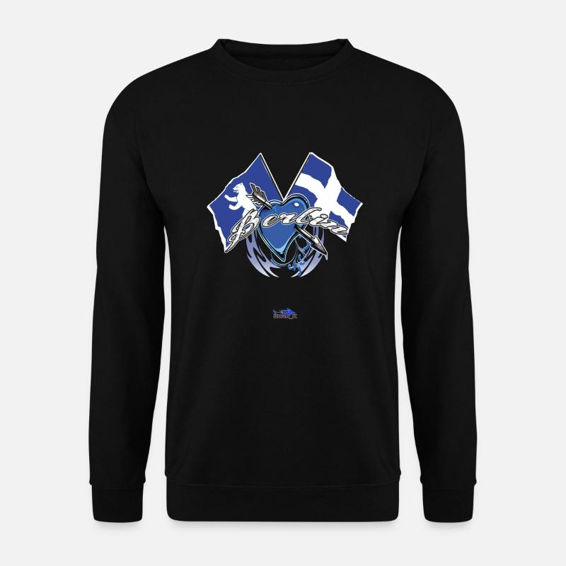 Afficher le drapeau - Berlin - Sweat-shirt Unisexe - noir