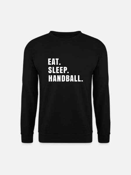 Handball Handballer Geschenk Handballteam - Unisex Pullover - Schwarz