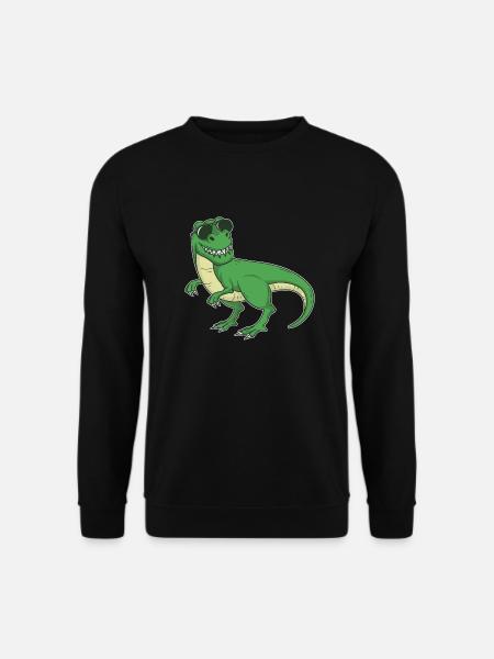 Cool Tyrannosaurus Rex - Dinosaurier T-Rex - Unisex Pullover - Schwarz