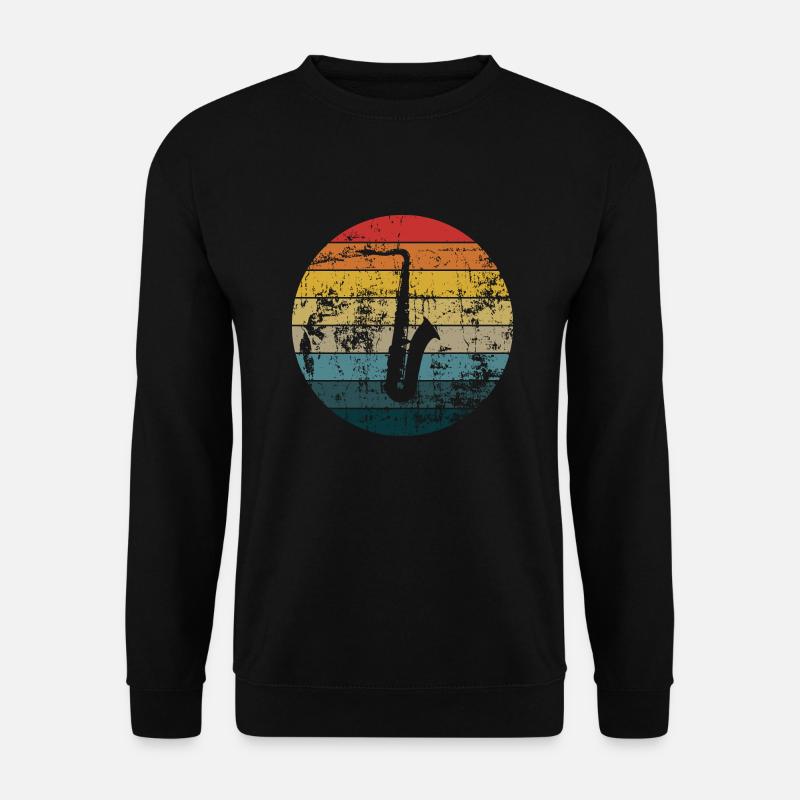 SAXOPHONE SAXOPHONE SAXOPHONIST - Unisex Sweatshirt - black